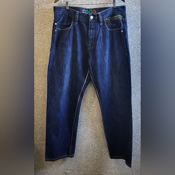 Coogi Men Vtg ,Y2k, Australian Authentic Embroidery, Baggie Style, Size 36Wx 34L - Picture 4 of 16